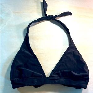 Old Navy Black Halter Bikini Top Sz L